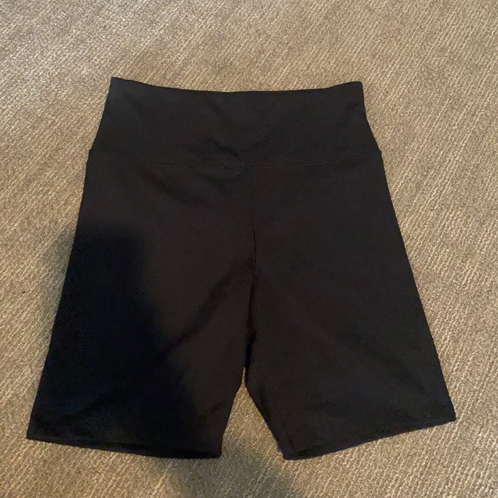 forever 21 black biker shorts